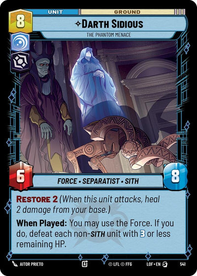 Darth Sidious - The Phantom Menace (Foil)