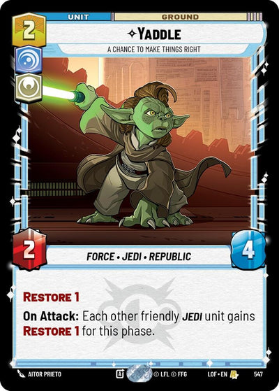 Yaddle - A Chance To Make Things Right (Foil)