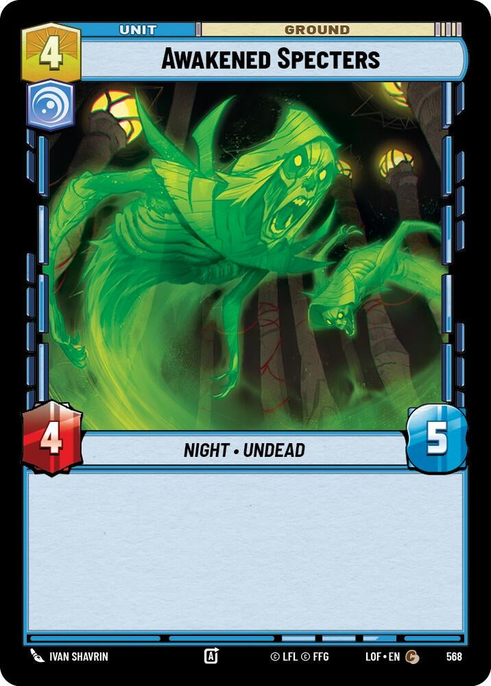 Image for Awakened Specters (Foil) (568) (Legends of the Force) - Star Wars: Unlimited