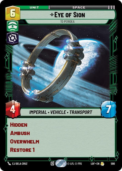 Eye of Sion - To Peridea (Foil)