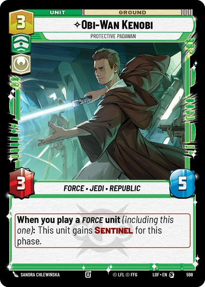 Obi-Wan Kenobi - Protective Padawan (Foil)