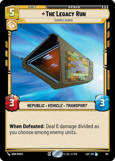 The Legacy Run - Doomed Debris (Foil)