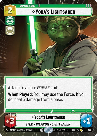 Yoda's Lightsaber (Hyperspace Foil)