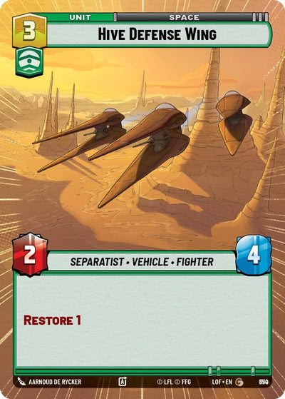 Hive Defense Wing (Hyperspace Foil)