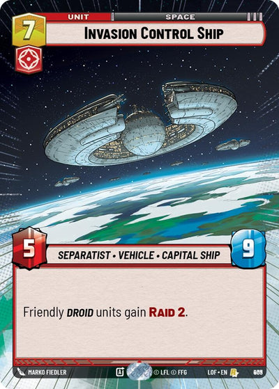 Invasion Control Ship (Hyperspace Foil)