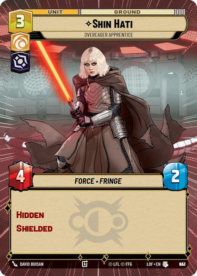 Shin Hati - Overeager Apprentice (Hyperspace Foil) (923) (Legends of the Force)