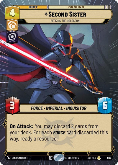 Second Sister - Seeking the Holocron (Hyperspace Foil)