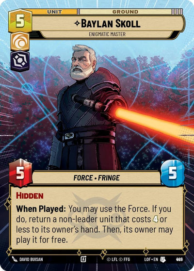 Baylan Skoll - Enigmatic Master (Hyperspace Foil)