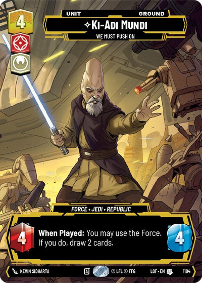 Ki-Adi-Mundi - We Must Push On (Prestige Foil)