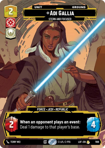 Adi Gallia - Stern and Focused (Prestige Foil)