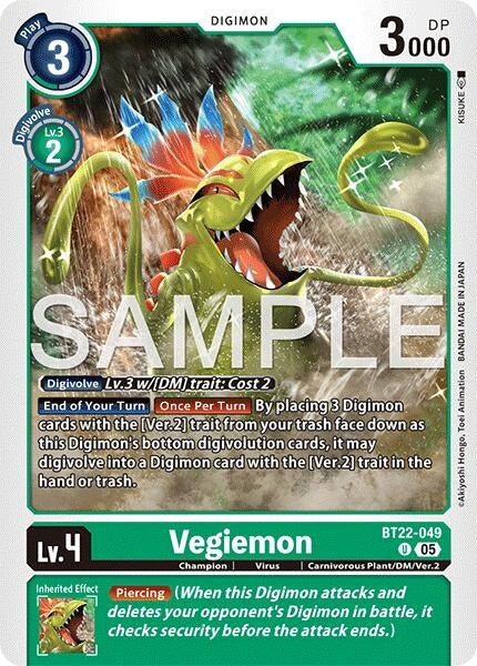 Vegiemon (BT22-049 U) (Cyber Eden)