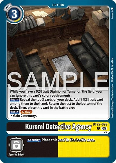 Kuremi Detective Agency (BT22-099 U) (Cyber Eden)