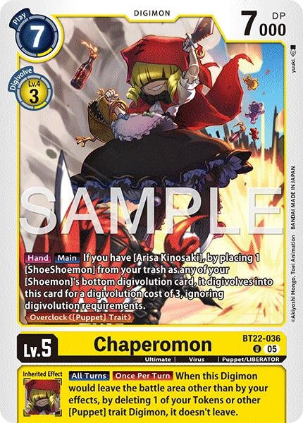 Chaperomon (BT22-036 U) (Cyber Eden)