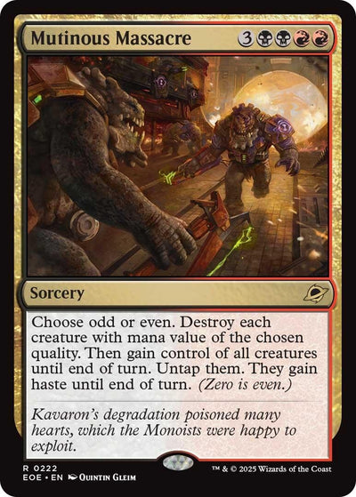 Mutinous Massacre (222) (Edge of Eternities)