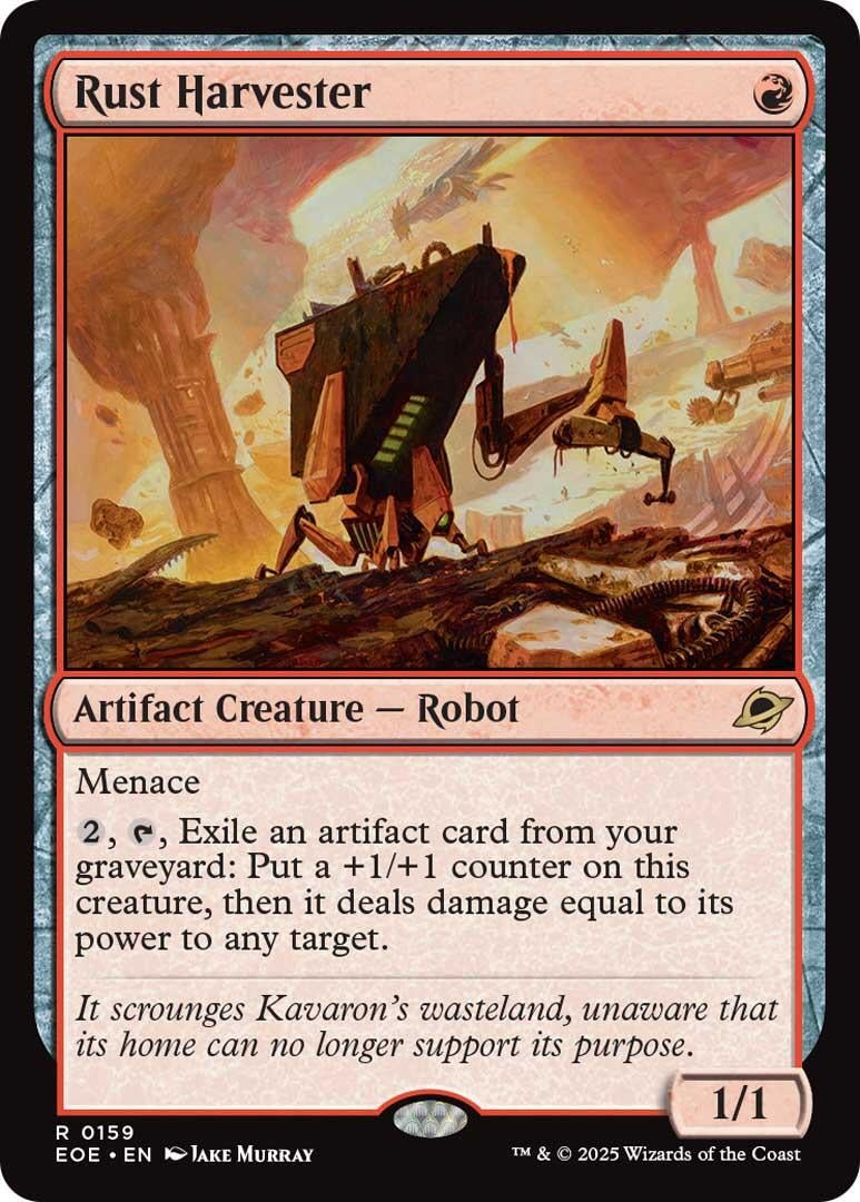 Image for Rust Harvester (159) (Edge of Eternities) - Magic: The Gathering
