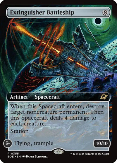 Extinguisher Battleship (Extended Art) (355) (Edge of Eternities)