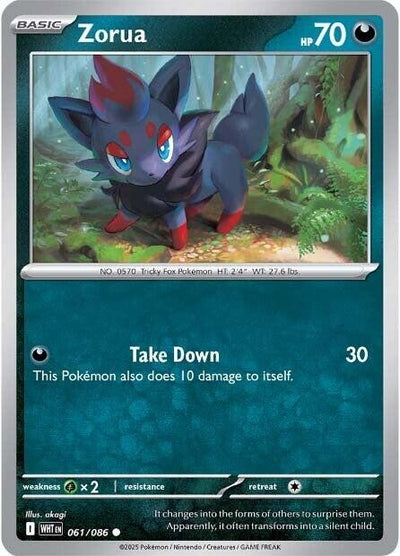 Zorua (061/086) (SV: White Flare)