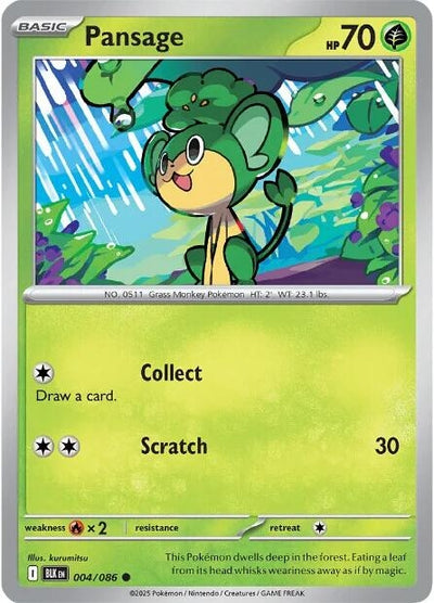 Pansage (004/086) (SV: Black Bolt)