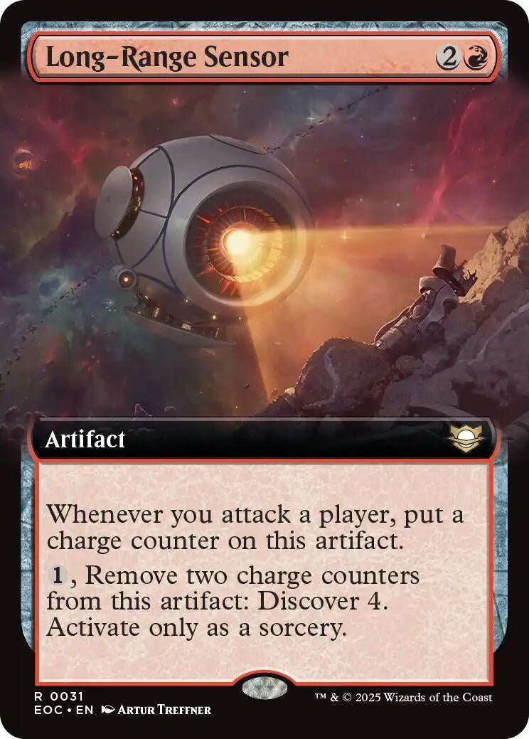 Image for Long-Range Sensor (Extended Art) (31) (Commander: Edge of Eternities) - Magic: The Gathering