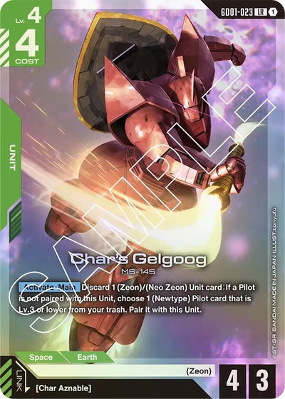 Char's Gelgoog (GD01-023) [Newtype Rising]