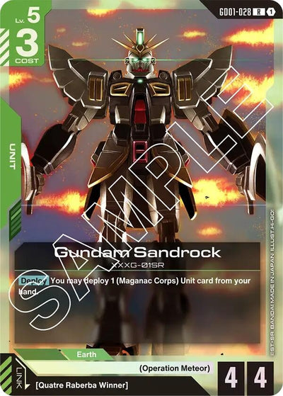 Gundam Sandrock (GD01-028) [Newtype Rising]