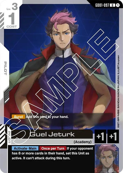 Guel Jeturk (GD01-097) [Newtype Rising]