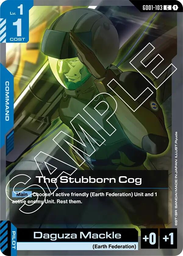The Stubborn Cog (GD01-103) [Newtype Rising]