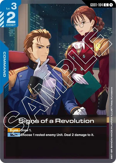 Signs of a Revolution (GD01-104) [Newtype Rising]