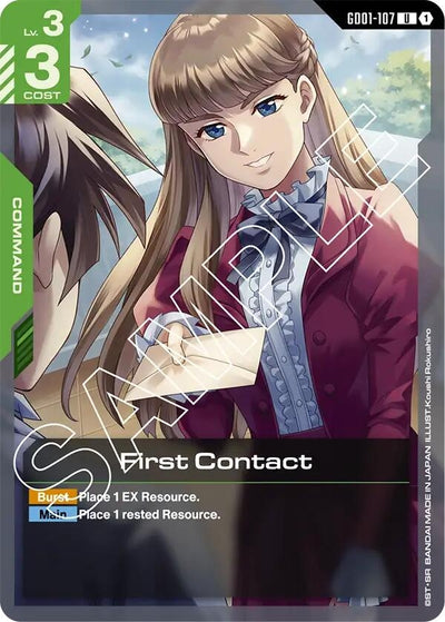 First Contact (GD01-107) [Newtype Rising]