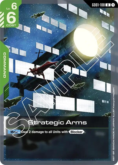 Strategic Arms (GD01-108) [Newtype Rising]