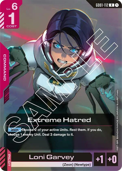 Extreme Hatred (GD01-112) [Newtype Rising]