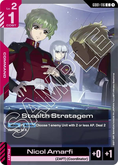 Stealth Stratagem (GD01-116) [Newtype Rising]