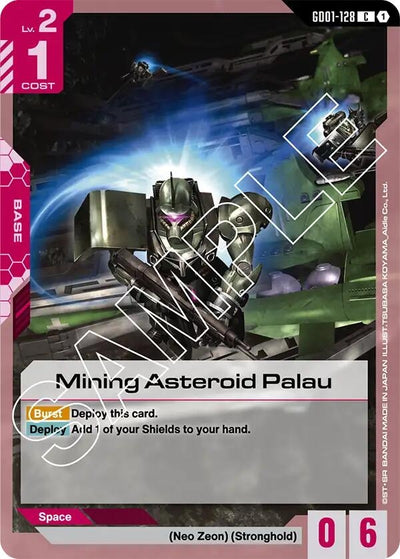 Mining Asteroid Palau (GD01-128) [Newtype Rising]
