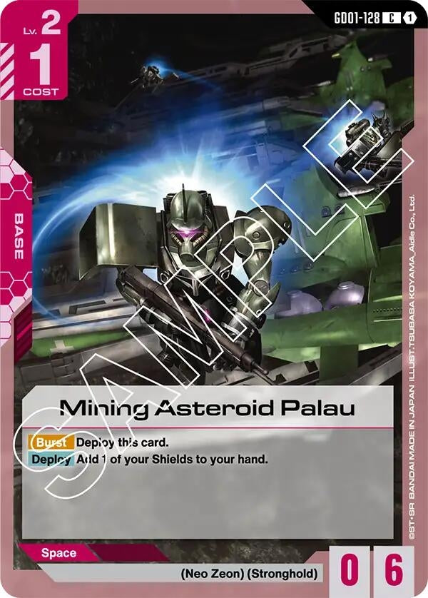 Mining Asteroid Palau (GD01-128) [Newtype Rising]