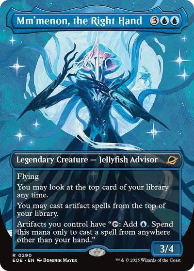 Mm'menon, the Right Hand (Borderless) (290) (Edge of Eternities)
