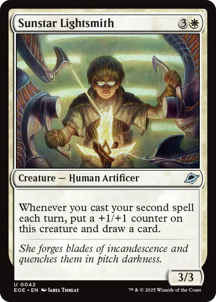 Image for Sunstar Lightsmith (42) (Edge of Eternities) - Magic: The Gathering