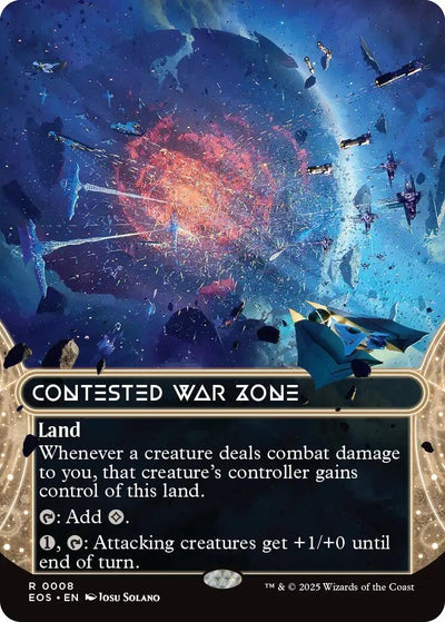 Contested War Zone (0008) (Borderless) (8) (Edge of Eternities: Stellar Sights)