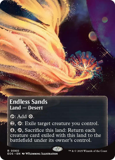 Endless Sands (0060) (Borderless) (60) (Edge of Eternities: Stellar Sights)