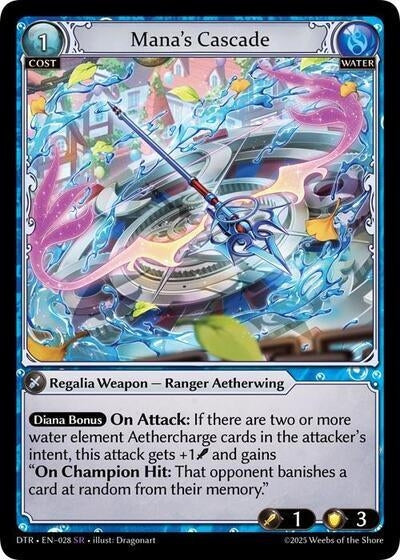 Mana's Cascade (028) (Distorted Reflections)