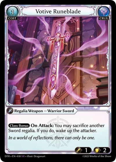 Votive Runeblade (038) (Distorted Reflections)
