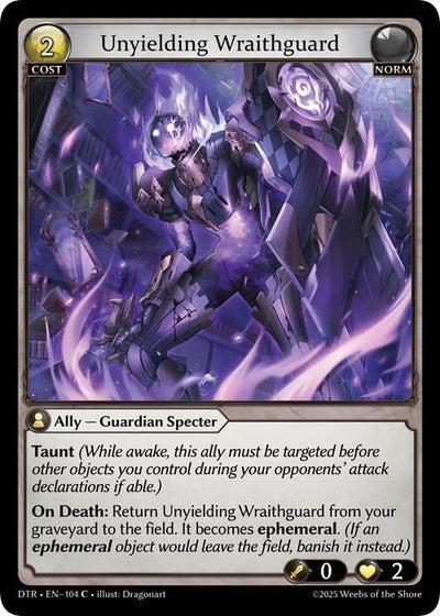 Unyielding Wraithguard (104) (Distorted Reflections)
