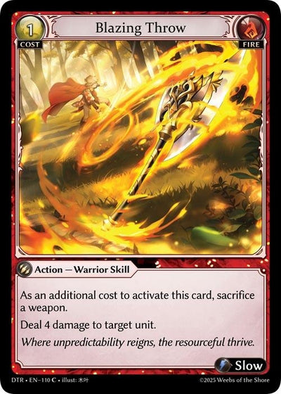 Blazing Throw (110) (Distorted Reflections)