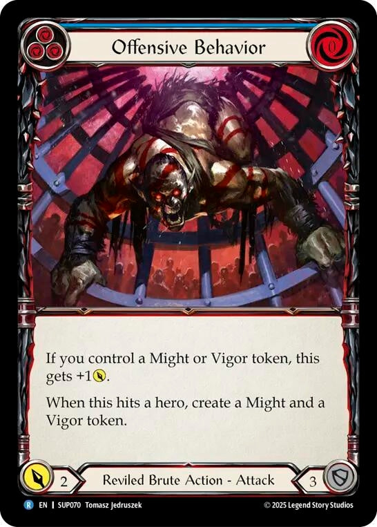 Image for Offensive Behavior (SUP070) (Super Slam) - Flesh and Blood TCG