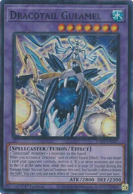 Dracotail Gulamel (Super Rare) (JUSH-EN007) (Justice Hunters)