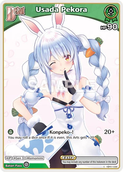 Usada Pekora (C) (hBP01-038) (hBP01-038) (Blooming Radiance)