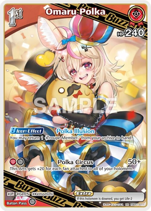 Image for Omaru Polka (RR) (hBP01-071) (Blooming Radiance) - hololive OFFICIAL CARD GAME