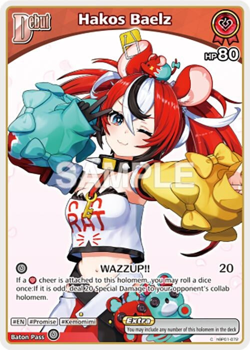 Image for Hakos Baelz (C) (hBP01-072) (hBP01-072) (Blooming Radiance) - hololive OFFICIAL CARD GAME