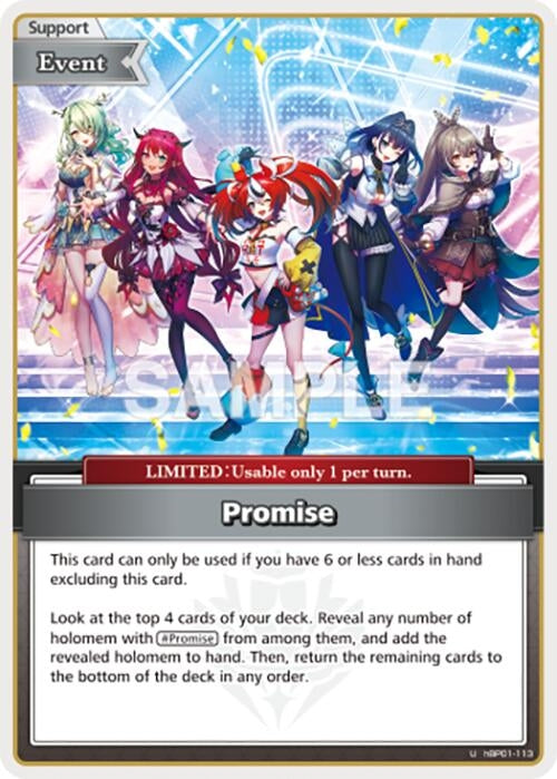 Image for Promise (U) (hBP01-113) (Blooming Radiance) - hololive OFFICIAL CARD GAME