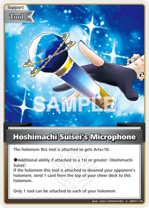 Image for Hoshimachi Suisei's Microphone (U) (hBP01-115) (Blooming Radiance) - hololive OFFICIAL CARD GAME