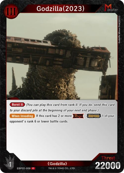 Godzilla (2023) (EBP01-009) (EBP01-009) (Booster Set 1: Godzilla VS. Godzilla)